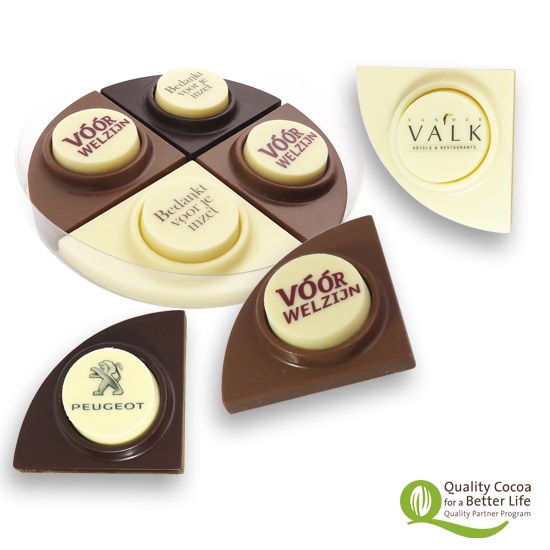 Chocolate slices | Eco promotional gift